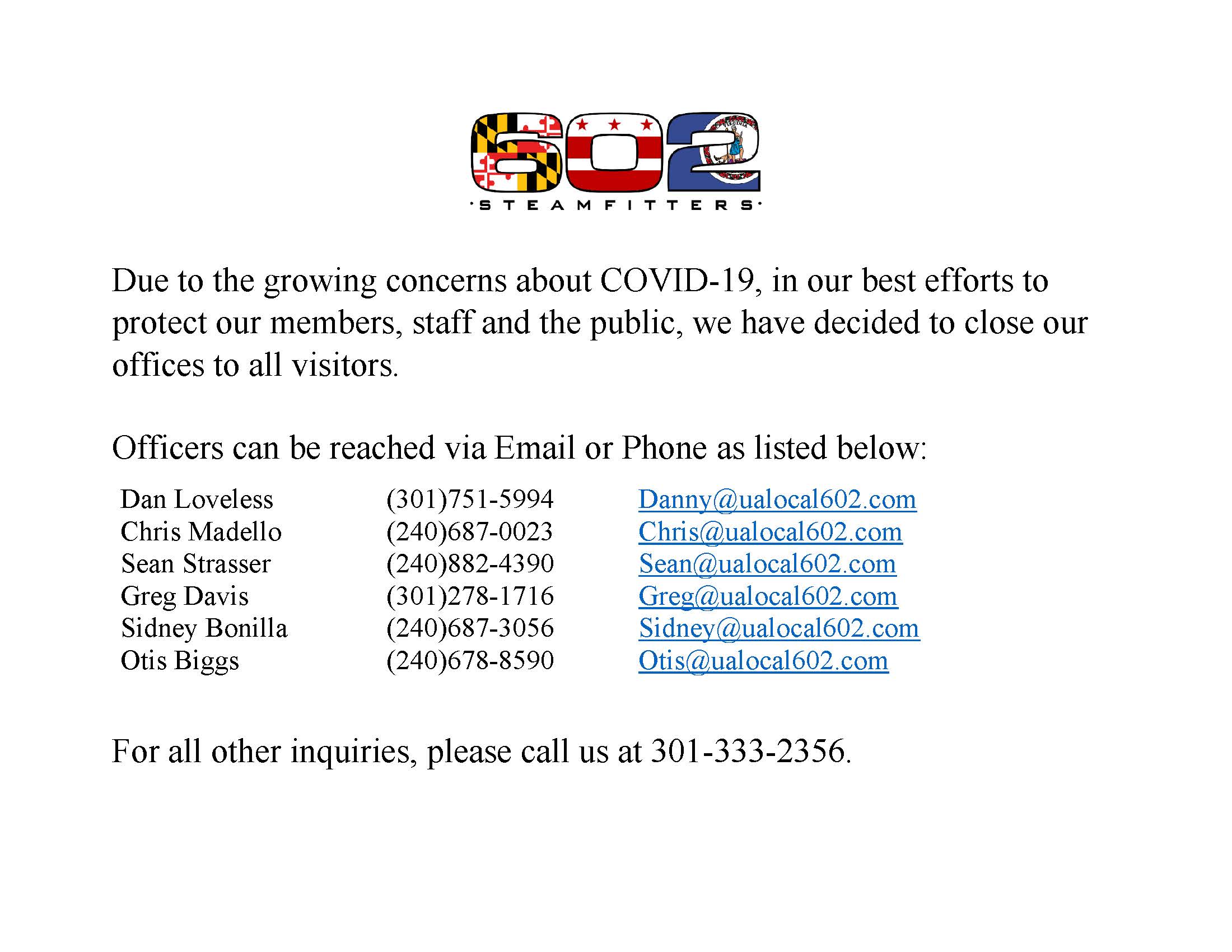 Welcome To Steamfitters UA Local 602